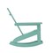 Flash Furniture Sea Foam Poly Resin Adirondack Rocking Chair JJ-C14709-SFM-GG - alternate 3